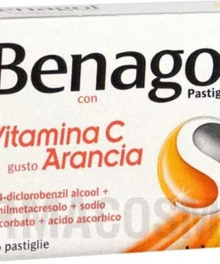 Benagol Pastiglie Vitamina C Gusto Arancia Antisettico Cavo Orale 16 Pastiglie (Copy)